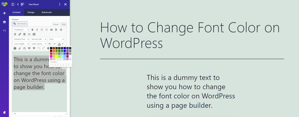 Four Practical Ways to Easily Change WordPress Font Colors