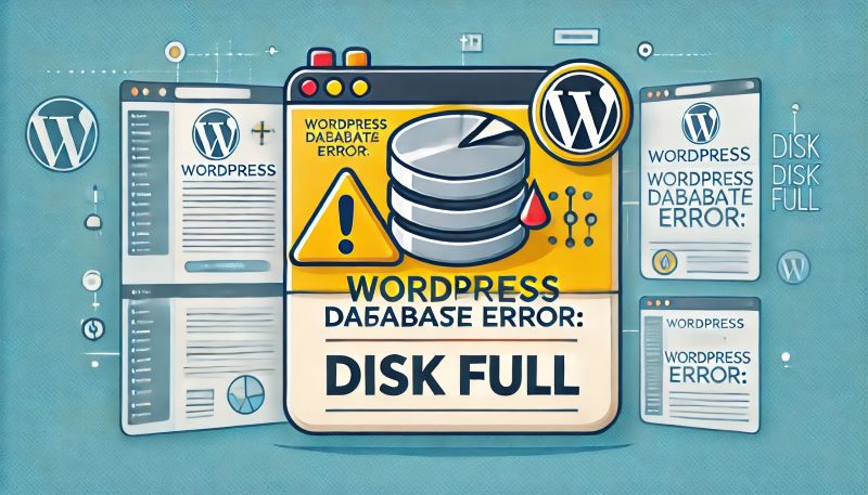 Wie man das Problem "WordPress Database Error Disk Full" behebt: Ein umfassender Leitfaden