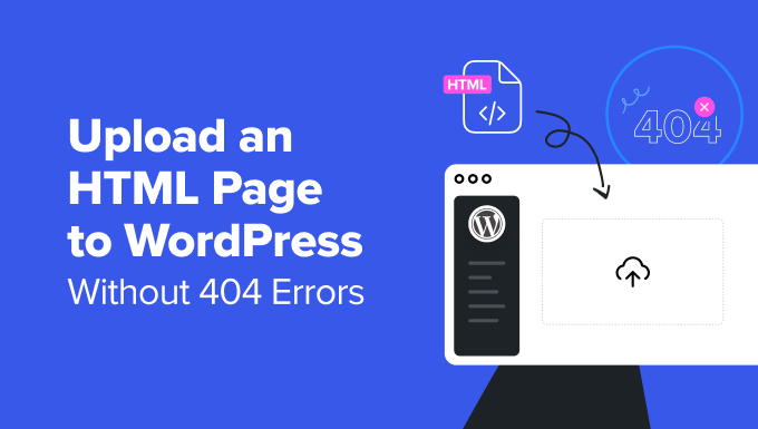 如何正确将 HTML 页面上传到 WordPress 并避免 404 错误