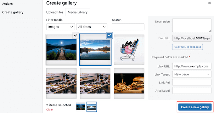 How to Add Custom Links to Gallery Images in WordPress