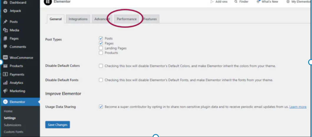 How to use element caching to speed up page loading