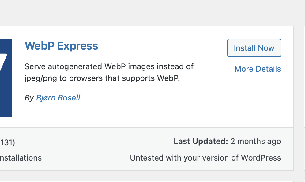 Como ativar imagens WebP no WordPress