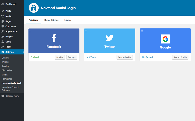 Social Media Login in WordPress with OAuth