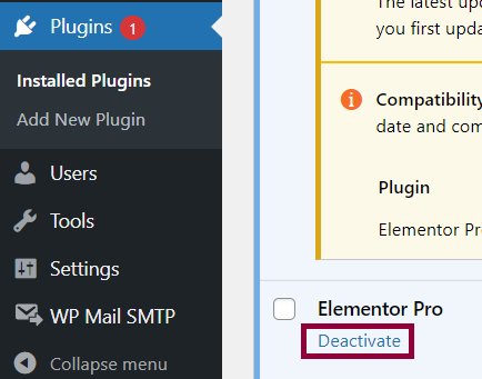 Como resolver problemas e corrigir erros de atualização do Elementor Pro?