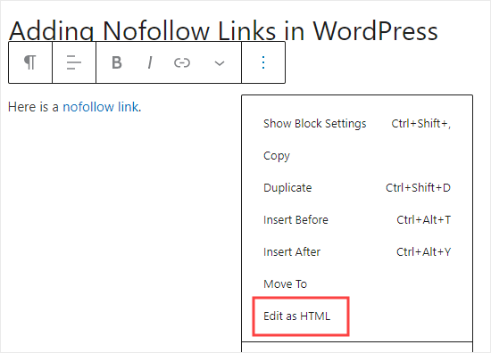 Guia do WordPress para iniciantes: como adicionar facilmente links Nofollow para impulsionar o SEO