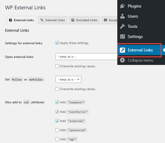 Guia do WordPress para iniciantes: como adicionar facilmente links Nofollow para impulsionar o SEO