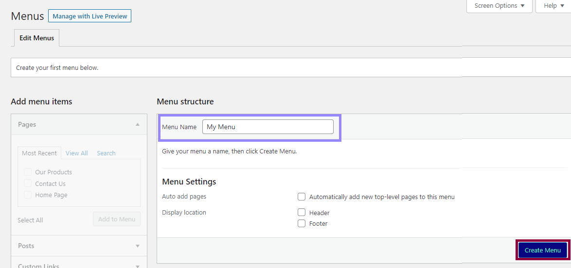 Um guia completo para criar menus de navegação eficazes com o WordPress