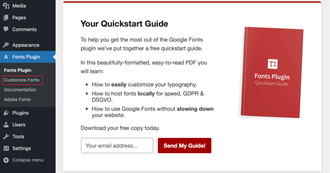 Como adicionar fontes personalizadas no WordPress: usando o Google Fonts, Typekit e CSS @font-face em detalhes