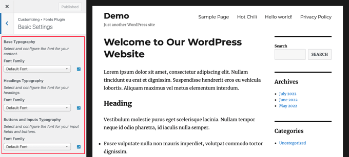 How to Add Custom Fonts in WordPress: Using Google Fonts, Typekit and CSS @font-face in Detail