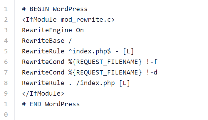 WordPressの.htaccessファイルを修正する方法