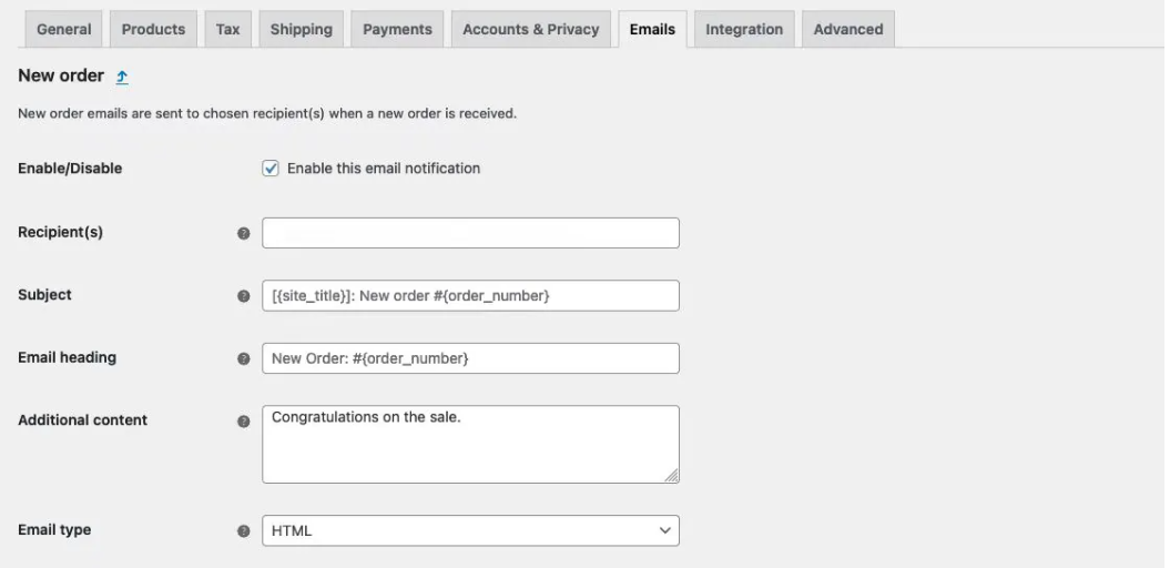 Uma análise exaustiva das definições de correio eletrónico do WooCommerce: otimizar o sistema de notificação da sua loja virtual