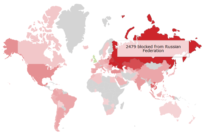 5 maneiras eficazes de bloquear um país ou região específica no WordPress