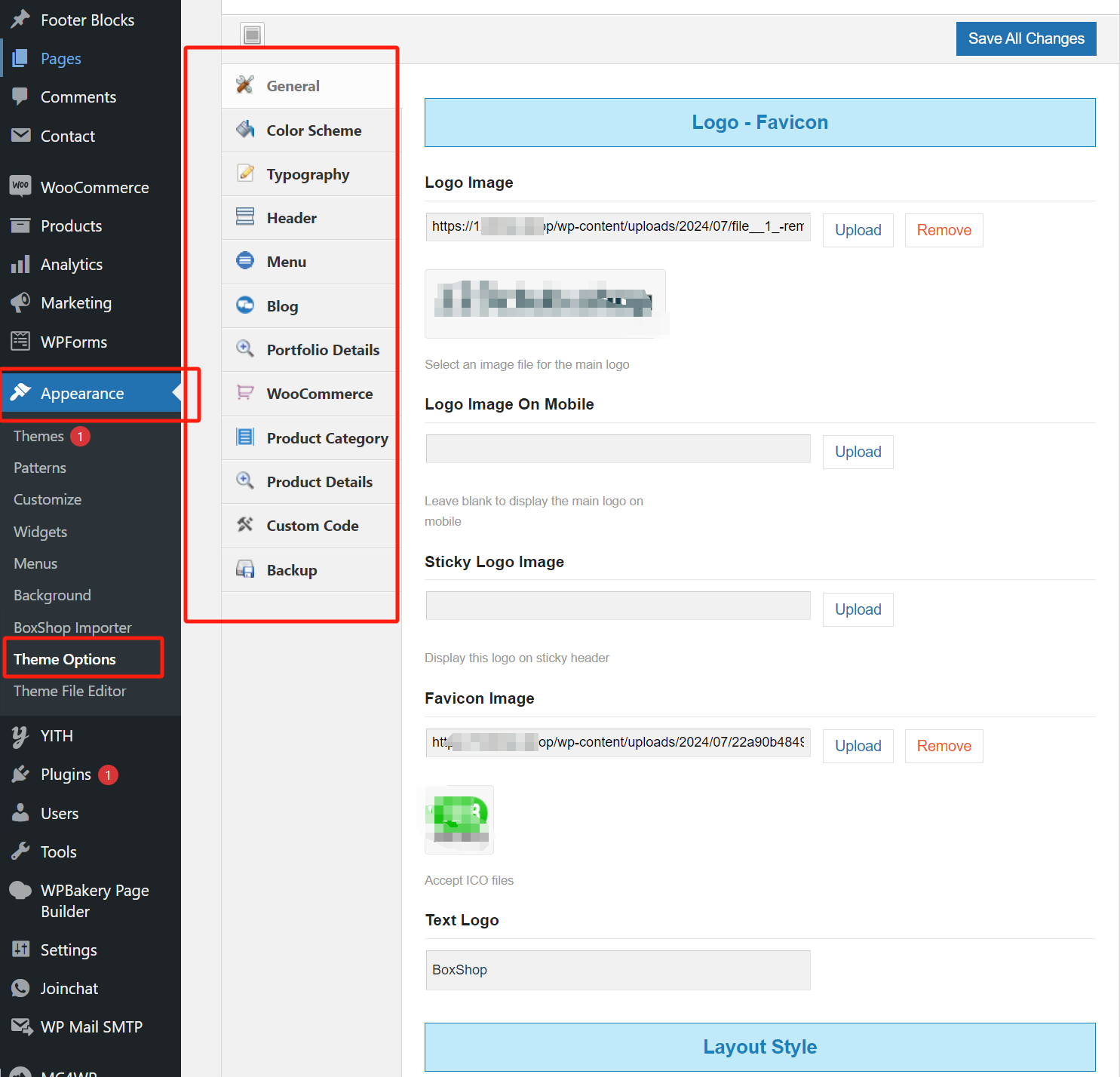 Análisis exhaustivo de la configuración del tema BoxShop: mejore el diseño de su sitio web (06)