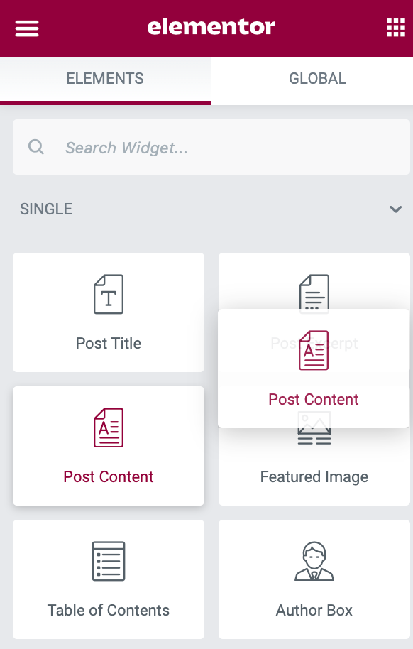 Elementor Posts Content Comment créer des menus collants dans la barre latérale sur WordPress 2