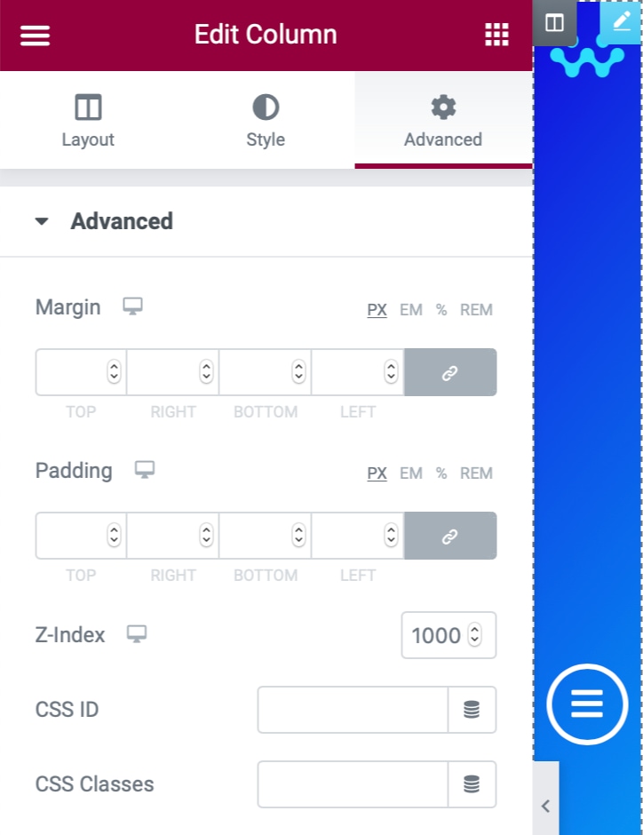 Z Index 10000 Como criar um menu de barra lateral fixo no WordPress 3