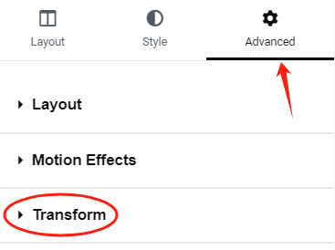 如何使用 Elementor CSS Transform 控件添加特殊效果