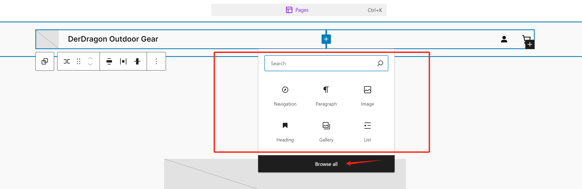 Guia de Decoração do Editor Gutenberg: Explicação da Compatibilidade de Adição de Menu e Mudança de Tema (04)