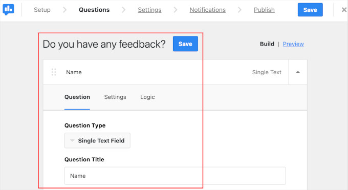 Creación de formularios de contacto flotantes en WordPress con UserFeedback