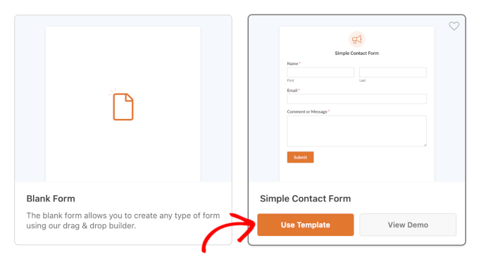 Cómo crear formularios de contacto flotantes en WordPress con WPForms y OptinMonster