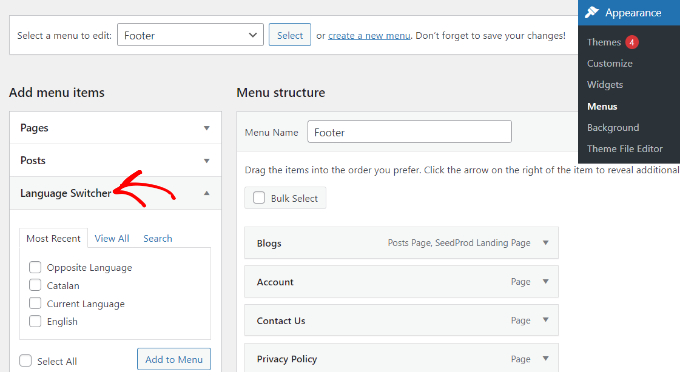 Como criar um sítio Web WordPress multilingue com o TranslatePress (01)