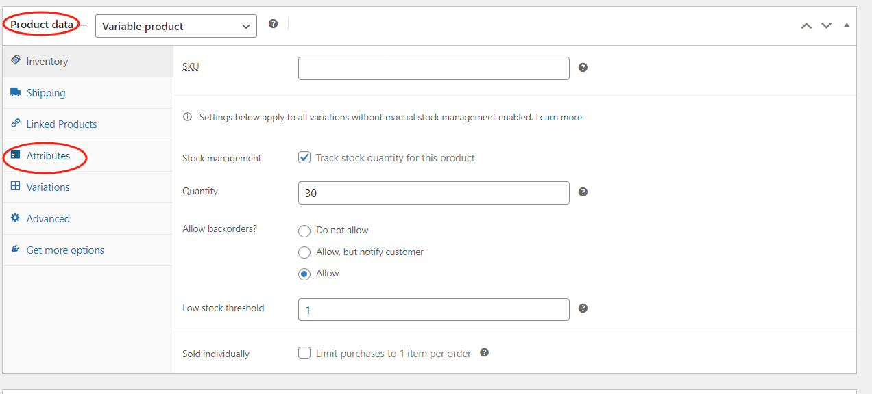 Hinzufügen zusätzlicher Produktspezifikationen und -attribute zu WooCommerce-Produktdetailseiten