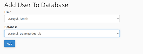 Añadir usuarios a la base de datos