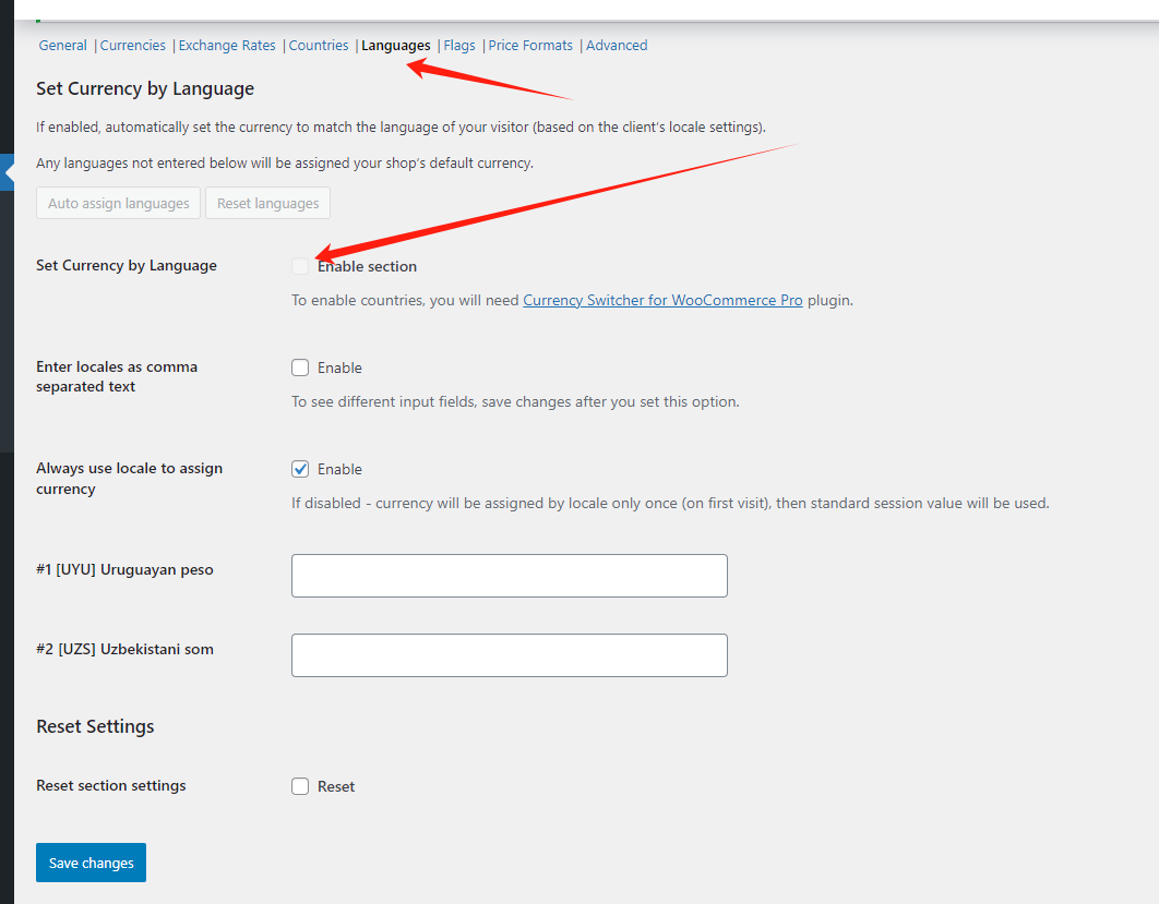 Detailed tutorial on how to set up multi-currency functionality in WooCommerce: manual selection vs. automatic switching (02)