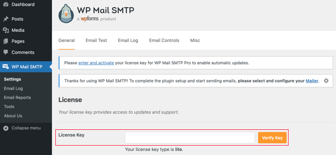 Cómo enviar correos electrónicos de WordPress con un servidor SMTP gratuito