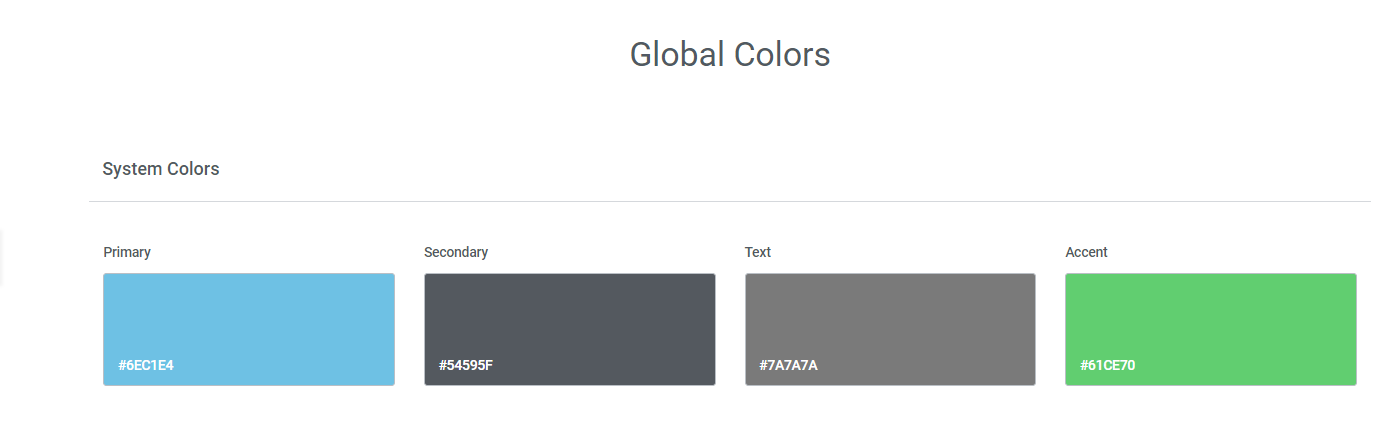 Explicação das definições de tipo de letra e cor do Elementor: como otimizar o design do seu sítio Web com estilos globais e CSS personalizados