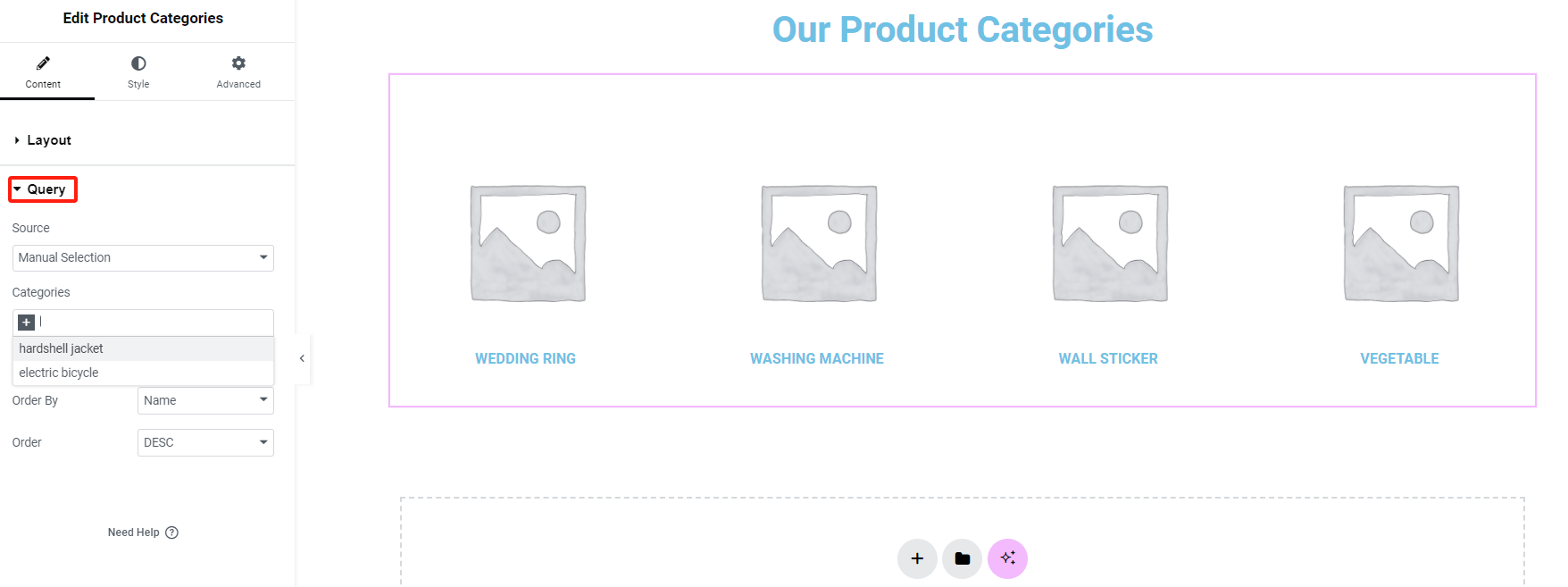 Cómo crear páginas responsivas de categorías de productos con Elementor