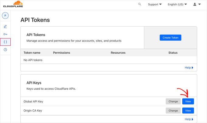 Obtener la clave global de la API