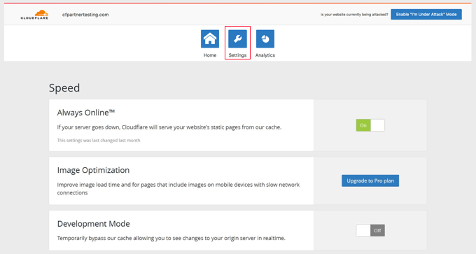 Installation de Cloudflare pour WordPress