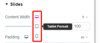 How to set different Elementor full width slides for different pages