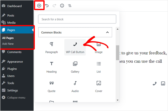 How to Add Buttons in WordPress without Code