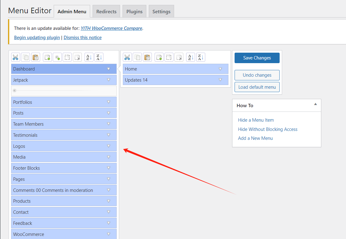 Guia detalhado: Como personalizar e reordenar o menu de administração do WordPress através de um plug-in ou código