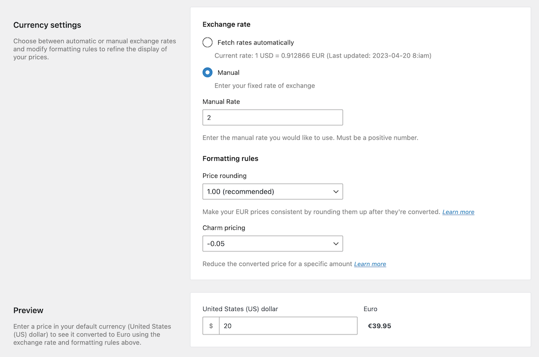 Cómo utilizar WooPayments para la facturación multidivisa