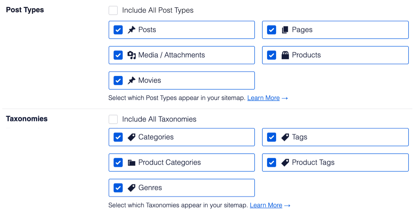 ¿Cómo crea All in One SEO mapas de sitio XML?