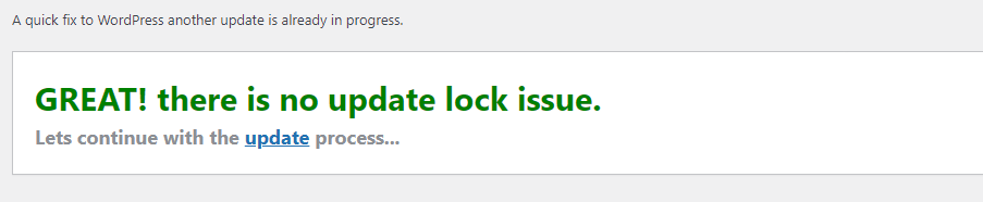 Eine Kurzanleitung zur Behebung der WordPress-Fehlermeldung "Ein weiteres Update ist in Arbeit".