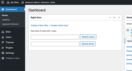 Como criar um multisite WordPress com domínios diferentes