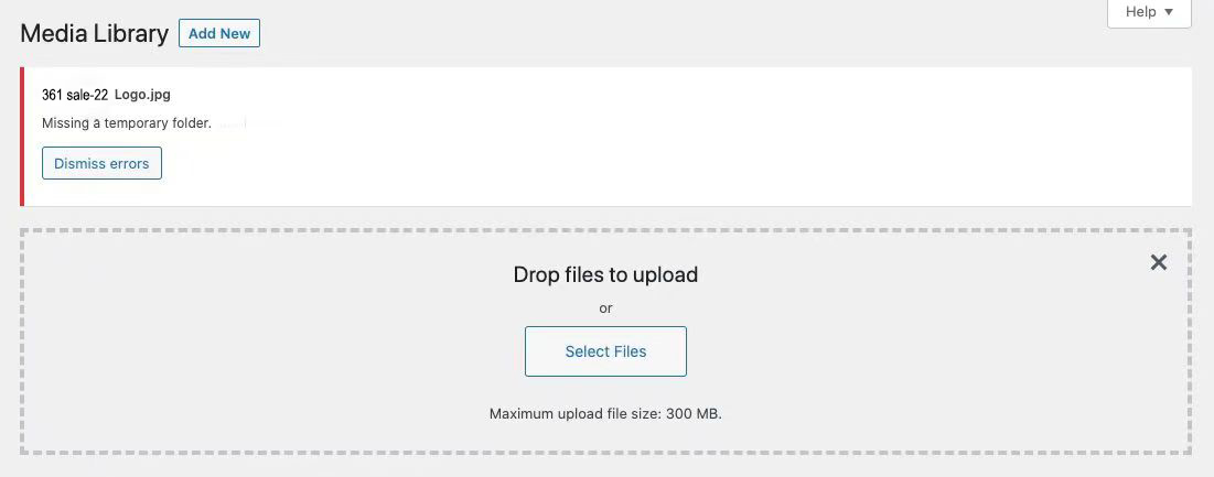 Quick Fix for "Missing Temporary Folder" Error in WordPress: Detailed Tutorial and Solution