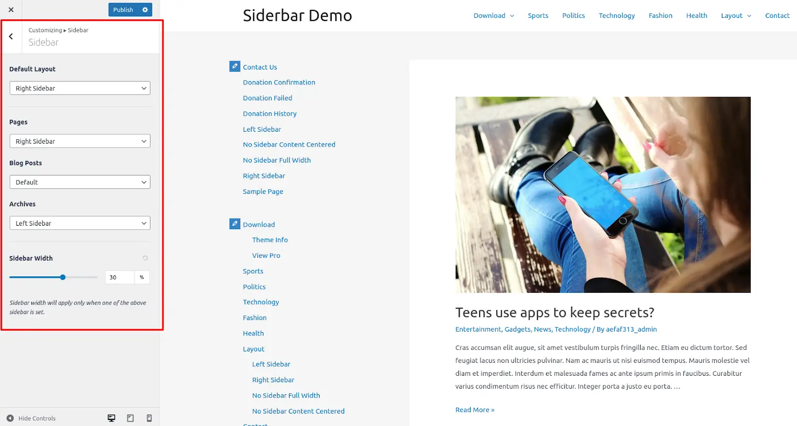 How to Add a Sidebar in WordPress