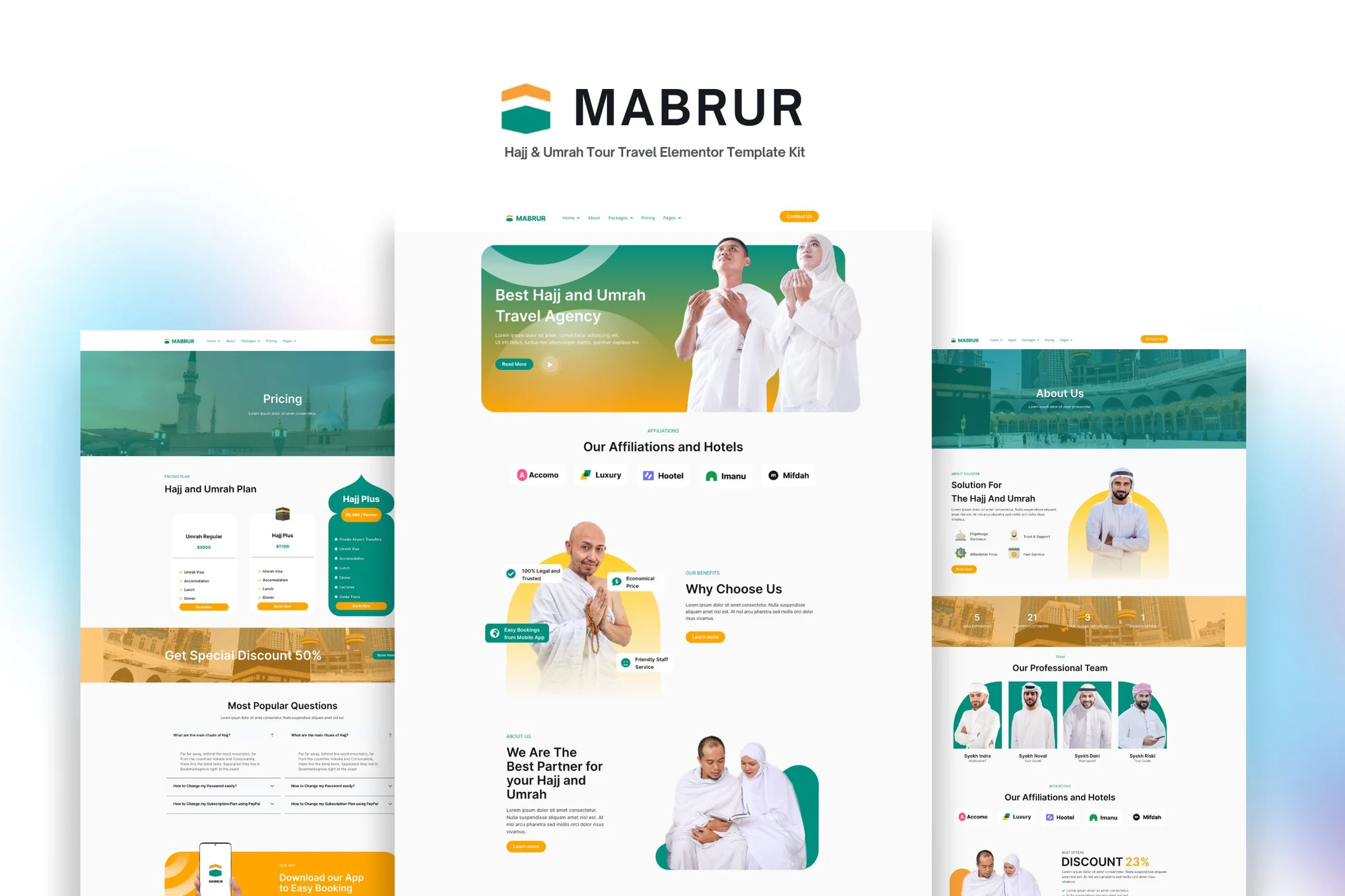 Mabrur – Hajj & Umrah Elementor 模板套件-光子波动网 | 专业WordPress修复服务，全球范围，快速响应