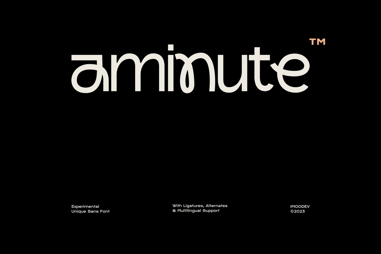 Aminute – 实验性独特无衬线字体-光子波动网 | 专业WordPress修复服务，全球范围，快速响应