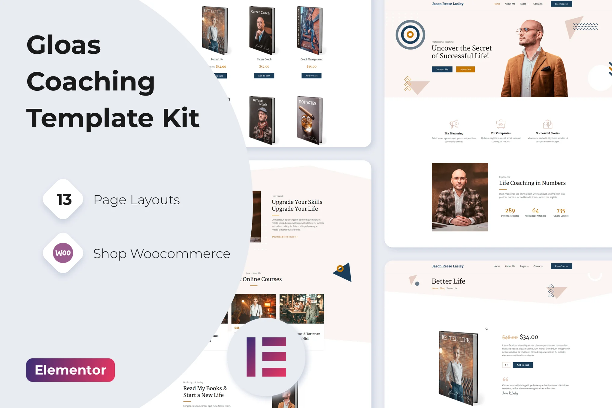 Gloas - Life Coaching Online Course Elementor Template Kit - Photon Flux Network | Servicio profesional de reparación de WordPress, en todo el mundo, respuesta rápida