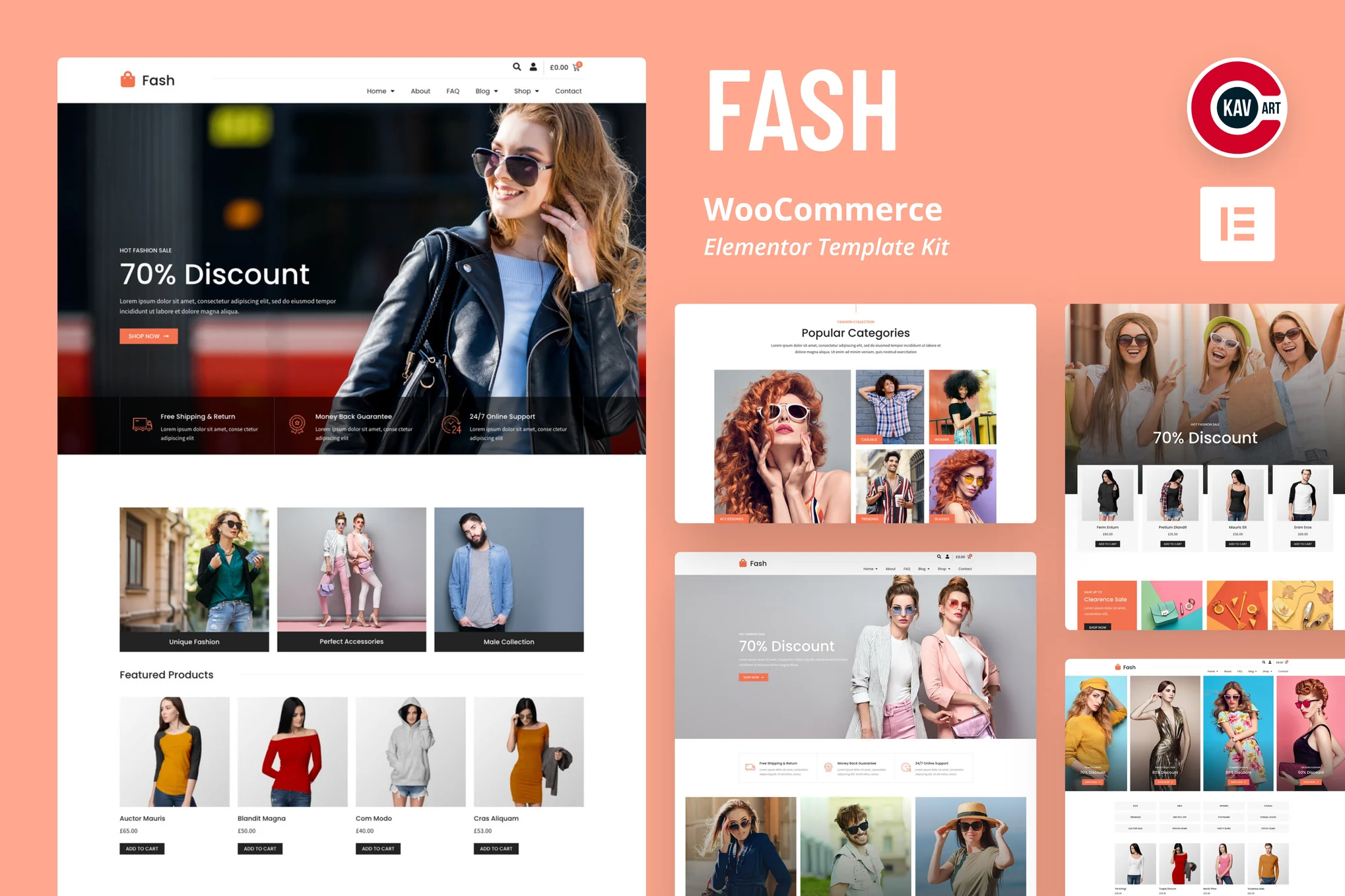 Fash – WooCommerce Elementor 模板套件-光子波动网 | 专业WordPress修复服务，全球范围，快速响应