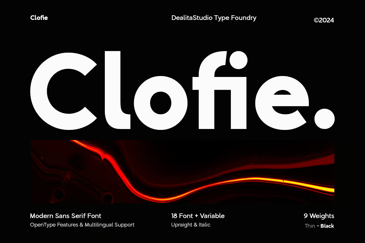 Clofie - Modern Sans Serif Fonts - Photonwave.com | Servicio profesional de reparación de WordPress, alcance global, respuesta rápida