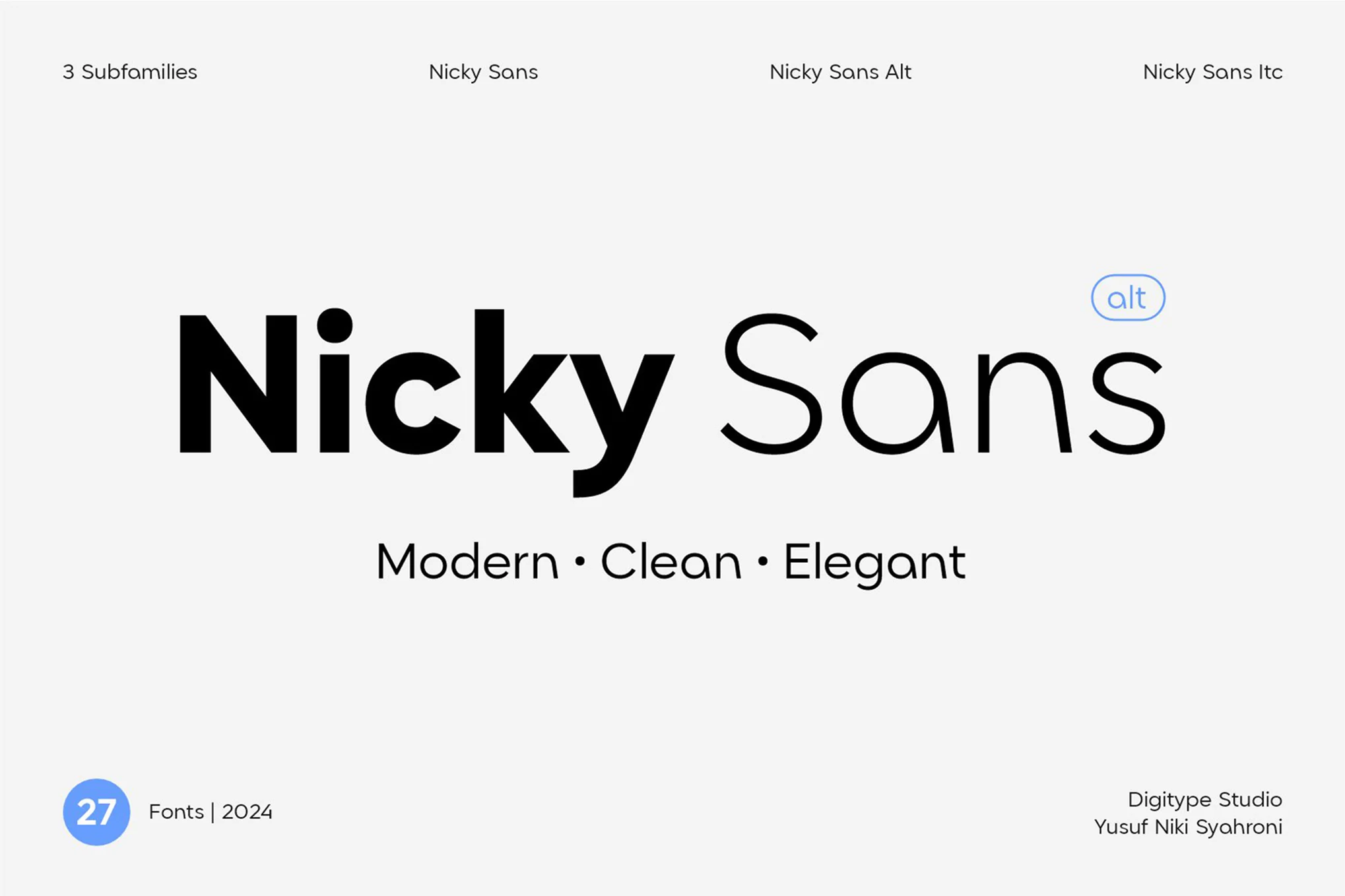 Nicky Sans - Fonts - Photon Flux | Service professionnel de réparation de WordPress, portée mondiale, réponse rapide