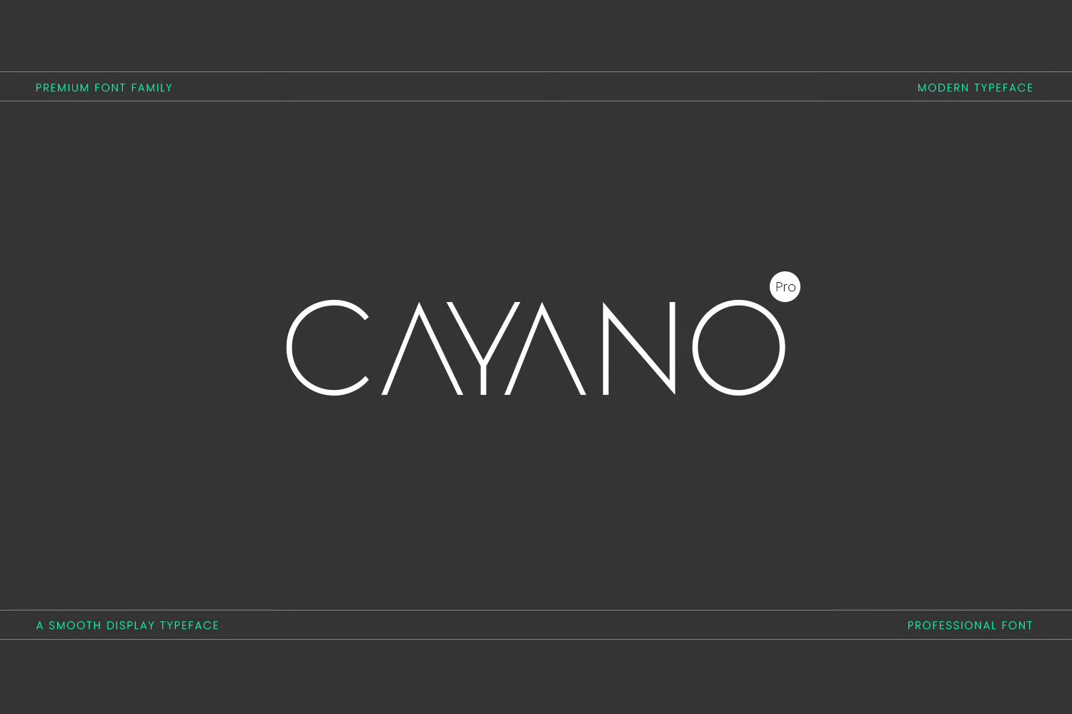 Cayano Pro Display Fonts - Photon Flux｜プロフェッショナルなWordPress修理サービス！