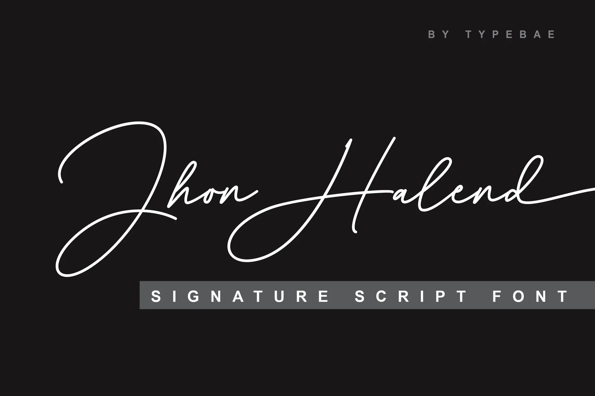 Jhon Halend – Signature Script 字体-光子波动网 | 专业WordPress修复服务，全球范围，快速响应