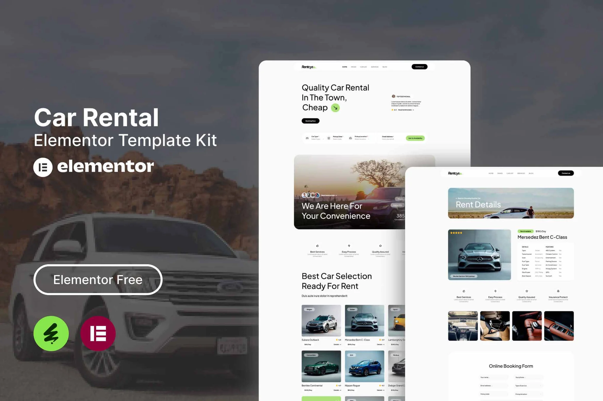 Rentcys - Car Rental Elementor Template Suite - Photon Flux | Professional WordPress Repair Service, Global Reach, Fast Response